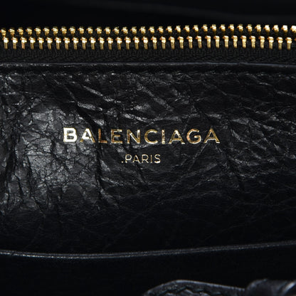 Balenciaga Agneau S Blanket Square Tote Black 8 of 8