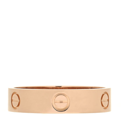 Cartier 18K Pink Gold 5.5mm LOVE Ring 66 11.5 1 of 5