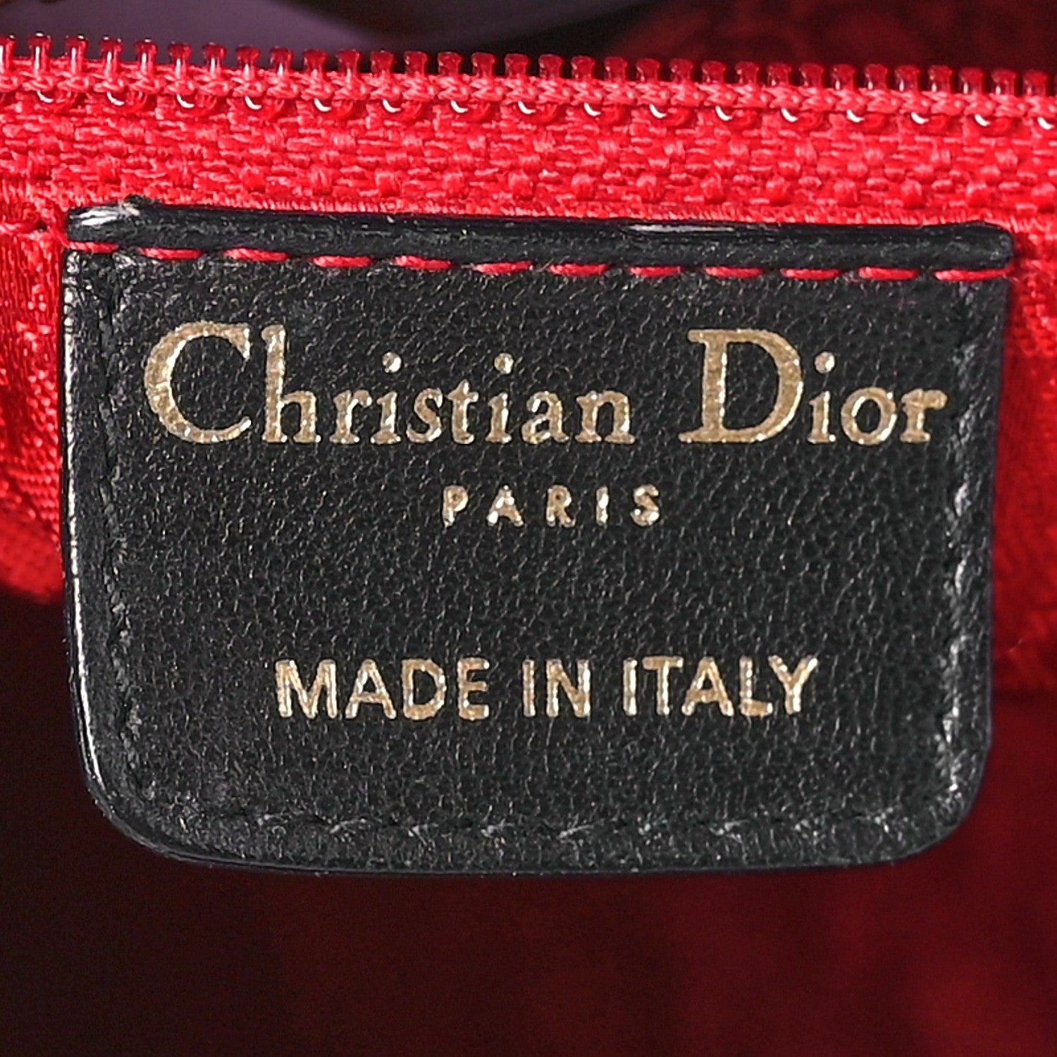 Christian Dior Lambskin Cannage Large Lady Dior Black 6 of 10