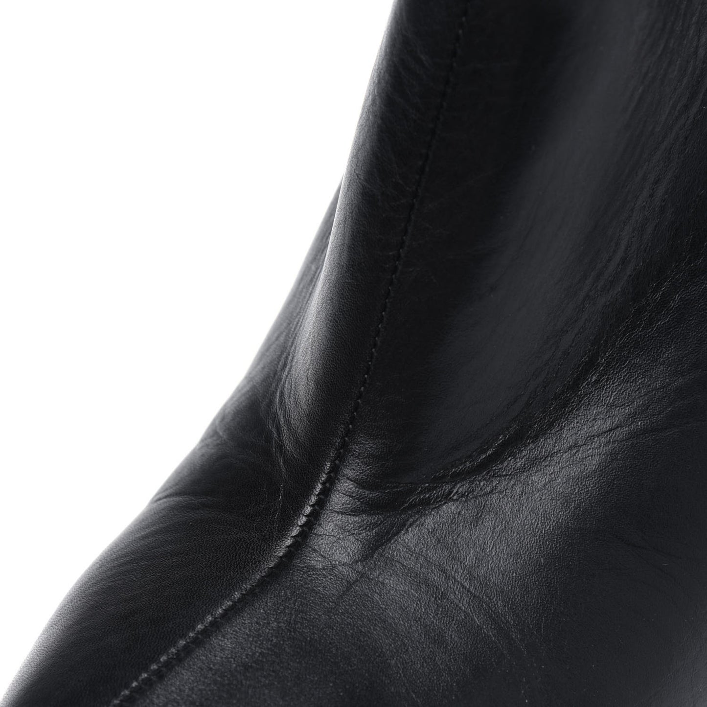 Calfskin Dahlia 100 Ankle Boots 36.5 Black