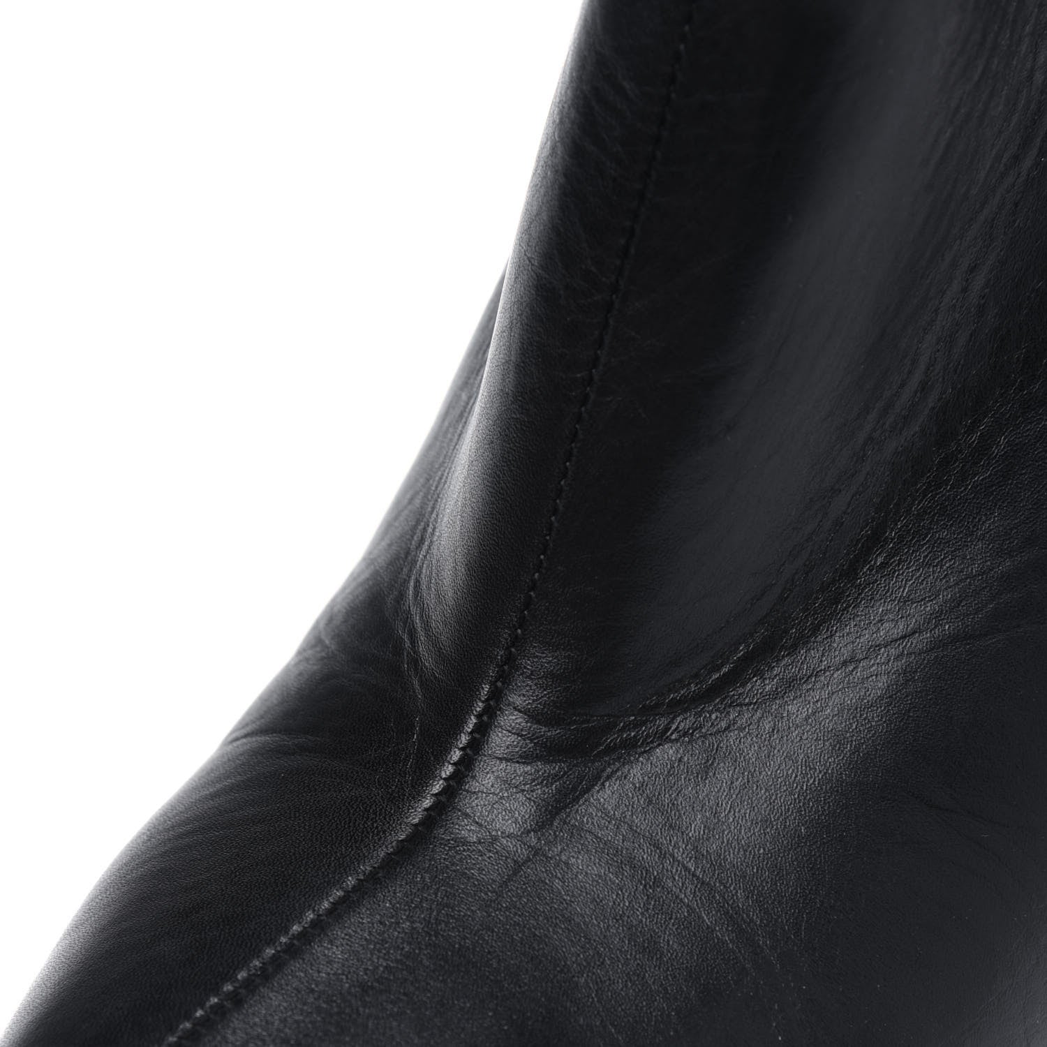 Christian Louboutin Calfskin Dahlia 100 Ankle Boots 36.5 Black 9 of 12