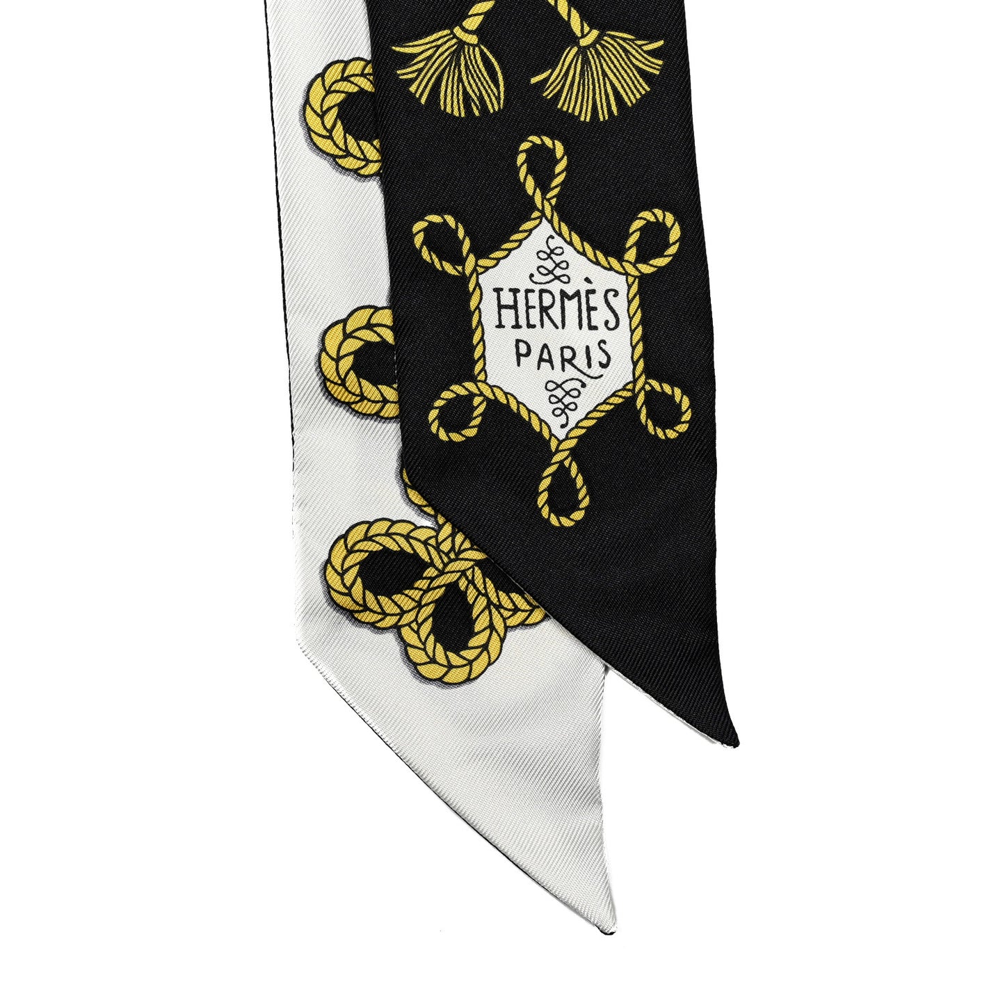 Silk Galons Et Brandebourg Twilly Black Gold White