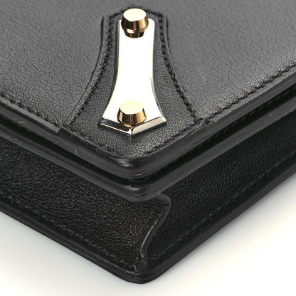 Balenciaga Veau Amp Plate Silver Chain Wallet Black 8 of 8