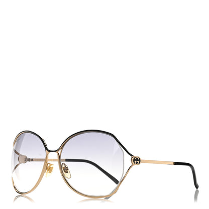 Gucci Oversized Sunglasses GG 2846/N/S Gold 1 of 9