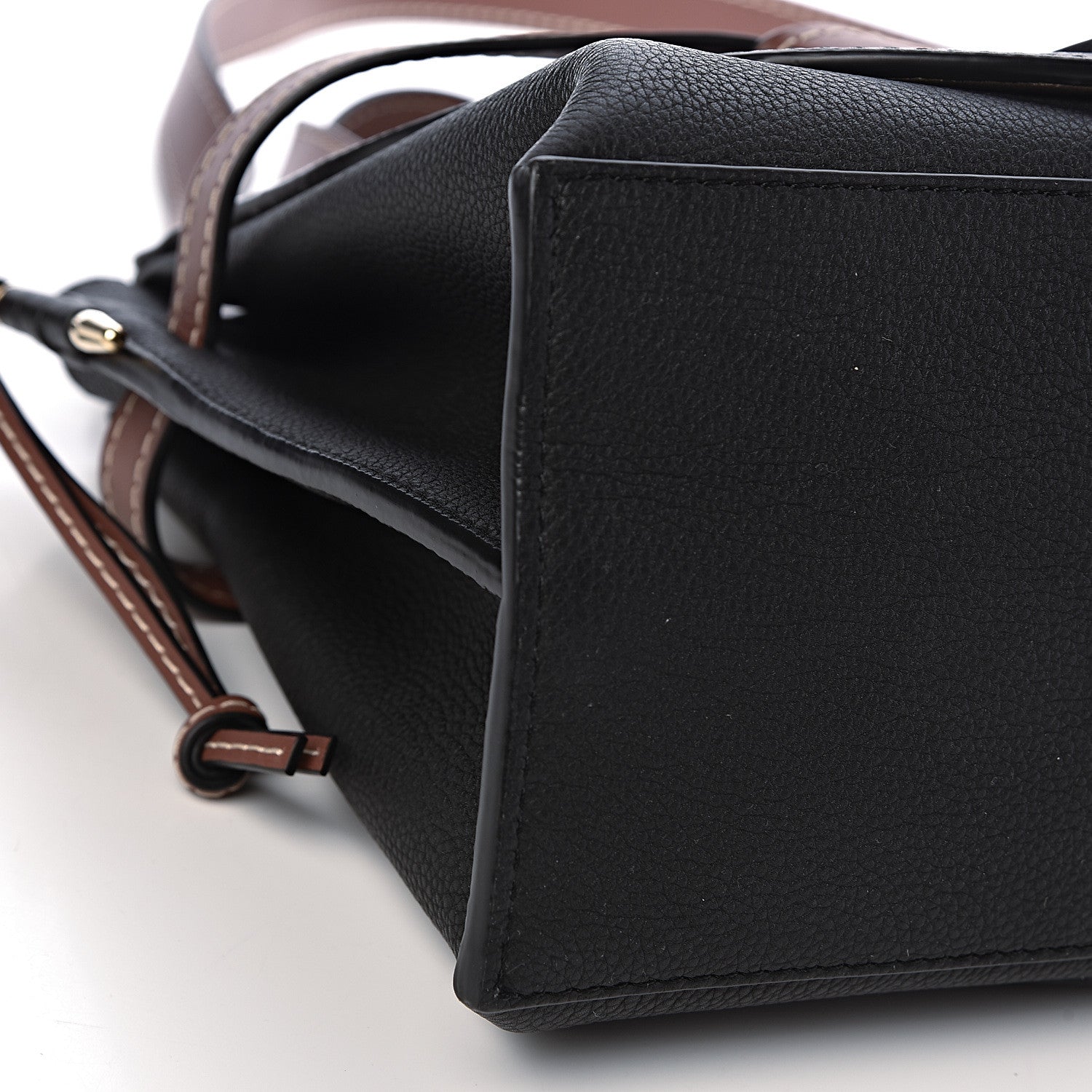 Loewe Calfskin Small Gate Tote Pecan Black 9 of 10