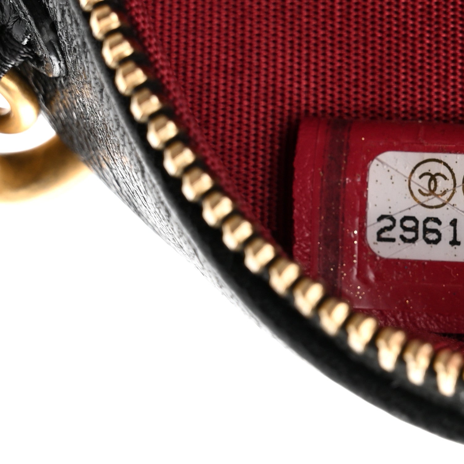Chanel Lambskin Quilted Chanel 19 Round Clutch With Chain Black 7 of 11