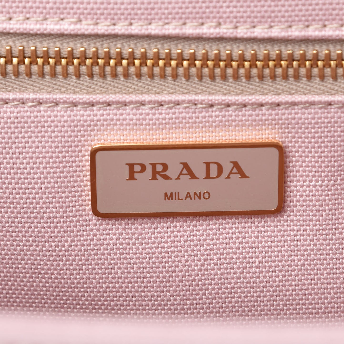 Wicker Canvas Shoulder Bag Pink