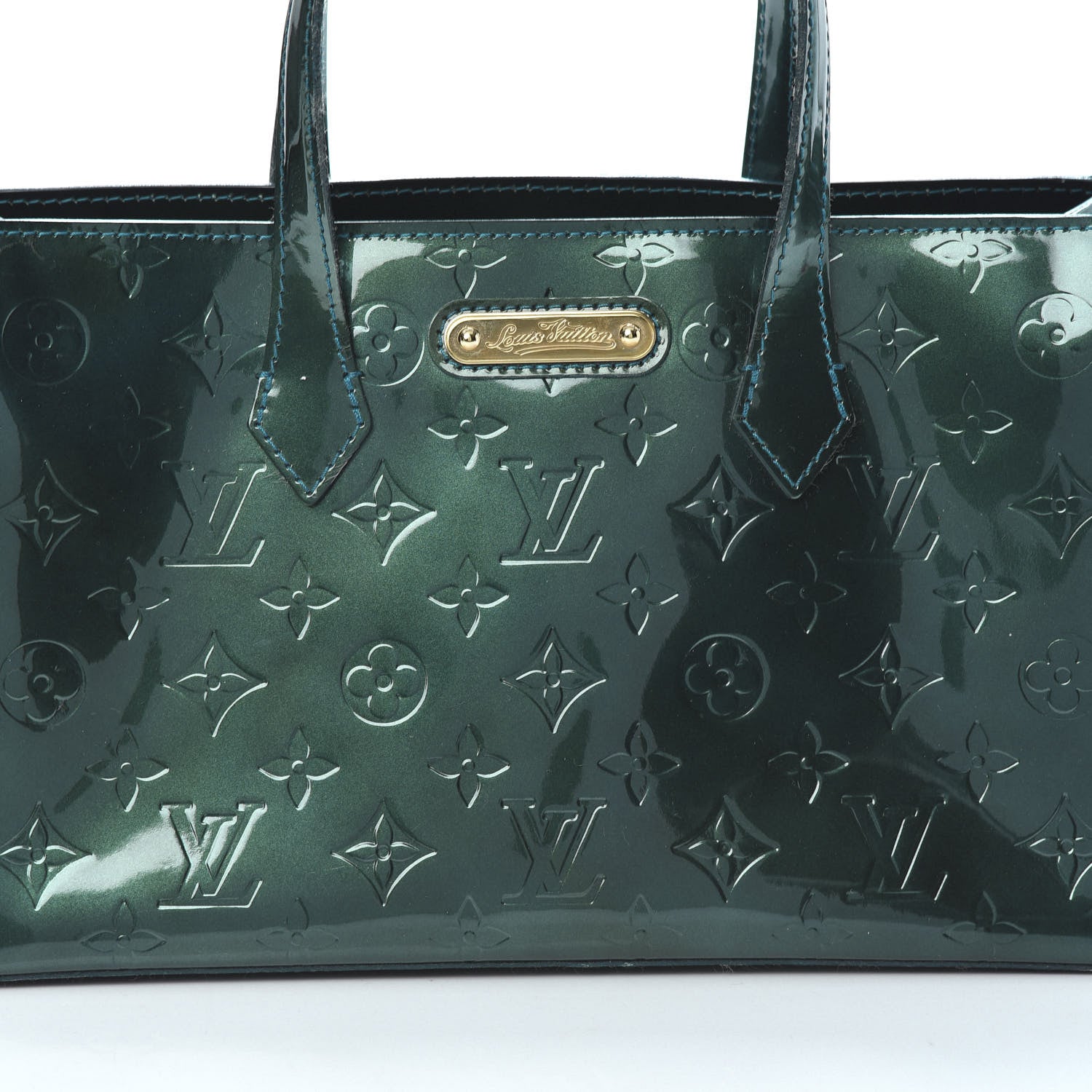 Louis Vuitton Vernis Wilshire PM Blue Nuit 6 of 12