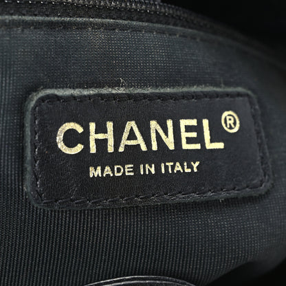 Chanel Caviar Quilted Petit Shopping Tote PST Black 5 of 9