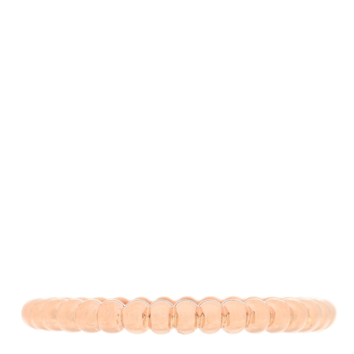 Van Cleef & Arpels 18K Rose Gold Small Perlee Ring 52 6 1 of 4