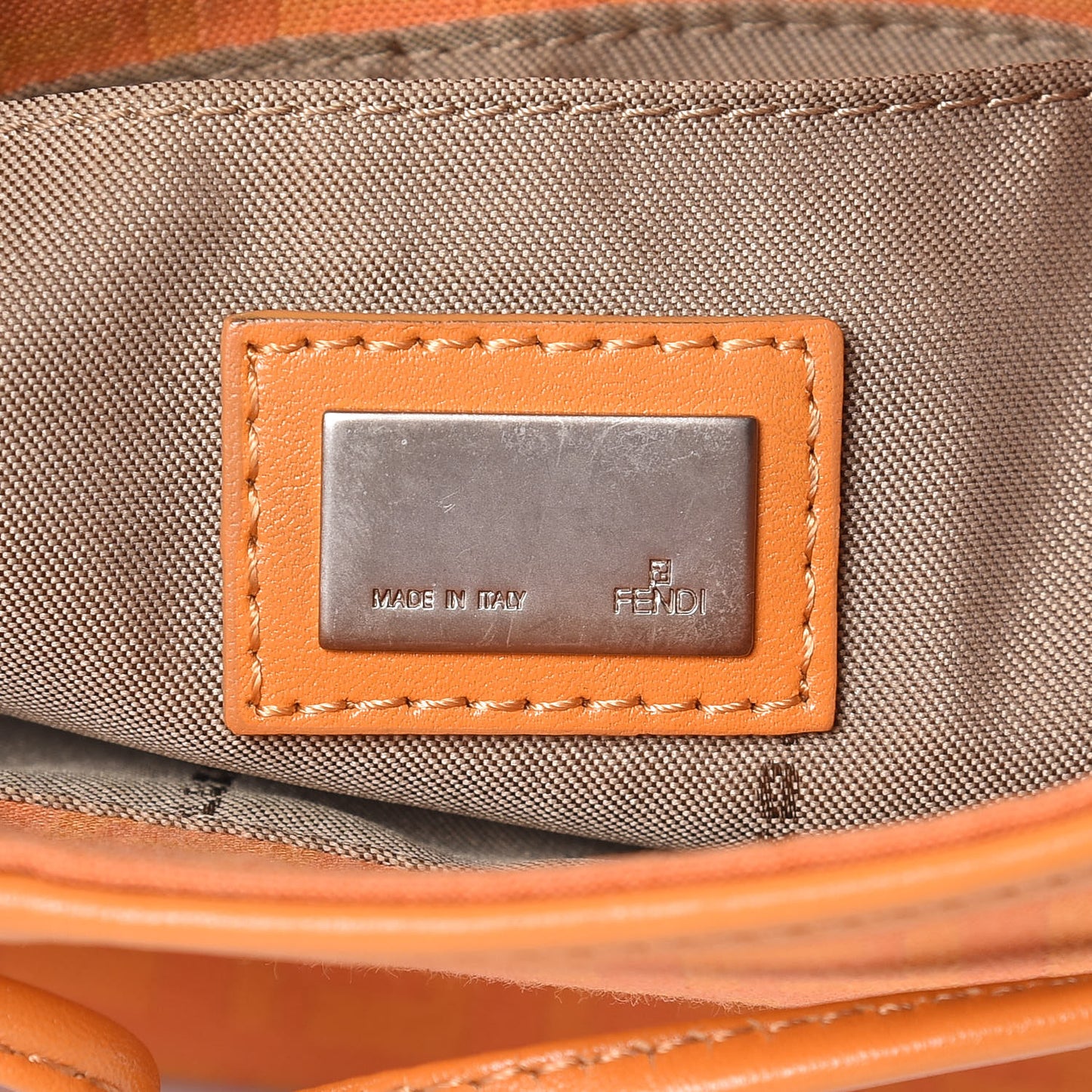 Zucchino Cuoio Shoulder Bag Mandarino
