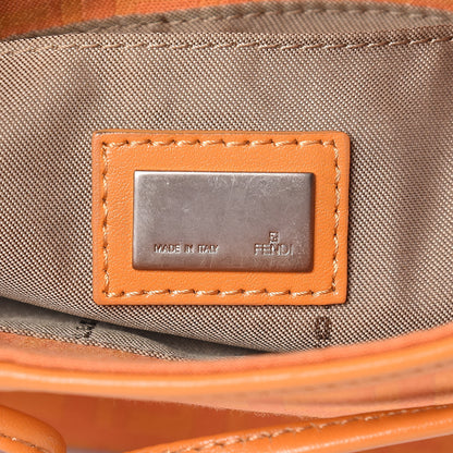 Fendi Zucchino Cuoio Shoulder Bag Mandarino 6 of 19
