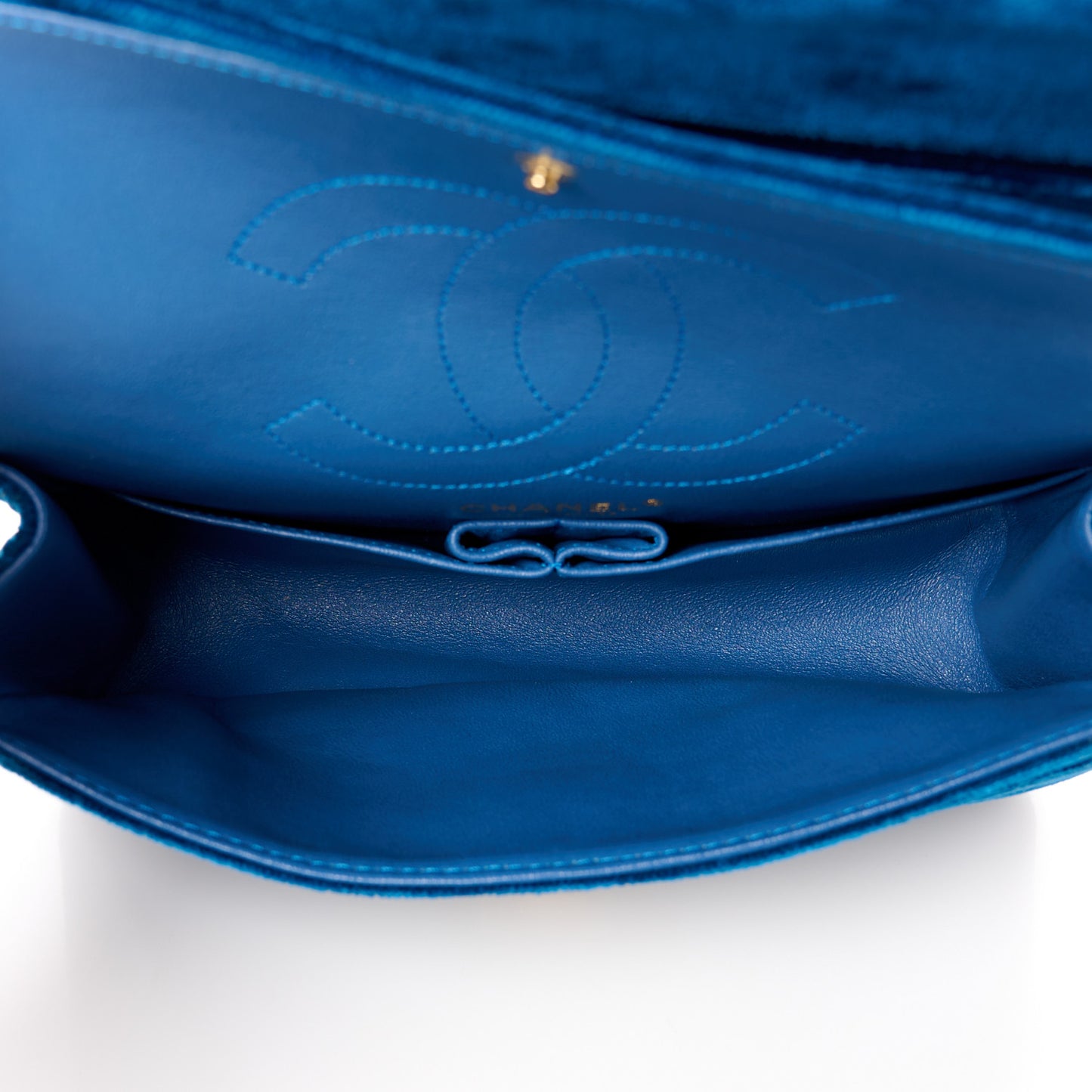 Velvet Quilted 2.55 Reissue 225 Flap Blue