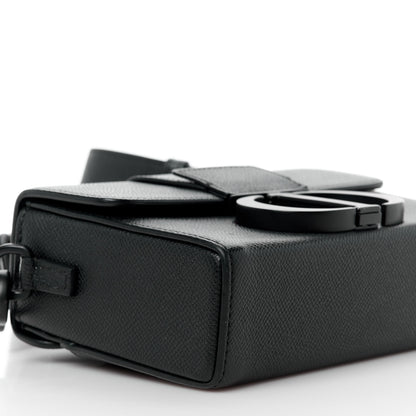 Christian Dior Ultra Matte Grained Calfskin 30 Montaigne Box Bag Black 10 of 12