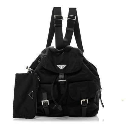 Prada Nylon Vela Medium Backpack Black 1 of 9