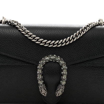 Gucci Pebbled Calfskin Small Dionysus Shoulder Bag Black 5 of 13