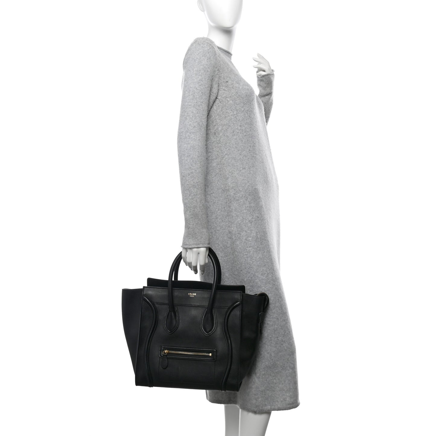 Smooth Calfskin Mini Luggage Black