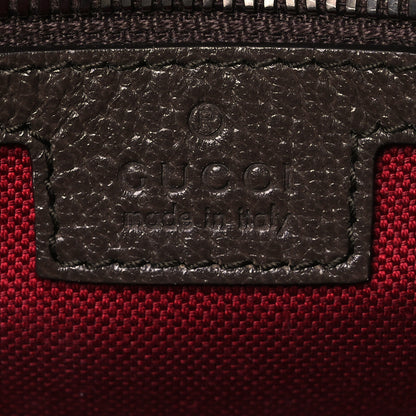 Gucci GG Supreme Monogram Textured Dollar Calfskin Small Detail Tote Beige Ebony New Acero 7 of 15