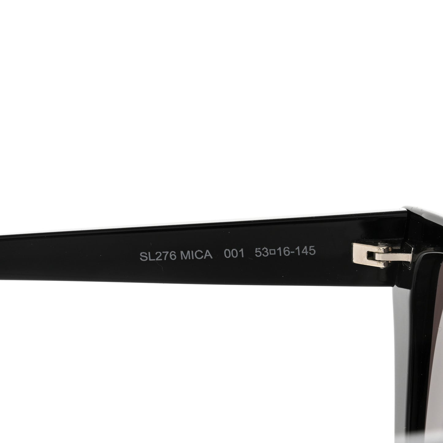 Acetate Mica Cat Eye Sunglasses SL 276 Black