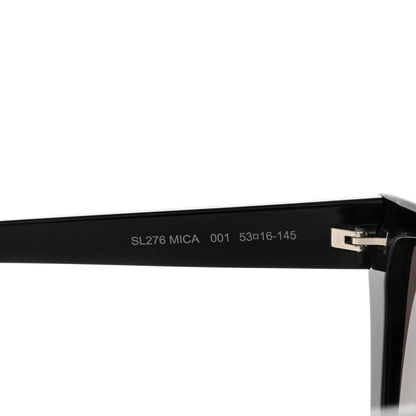 Saint Laurent Acetate Mica Cat Eye Sunglasses SL 276 Black 5 of 8