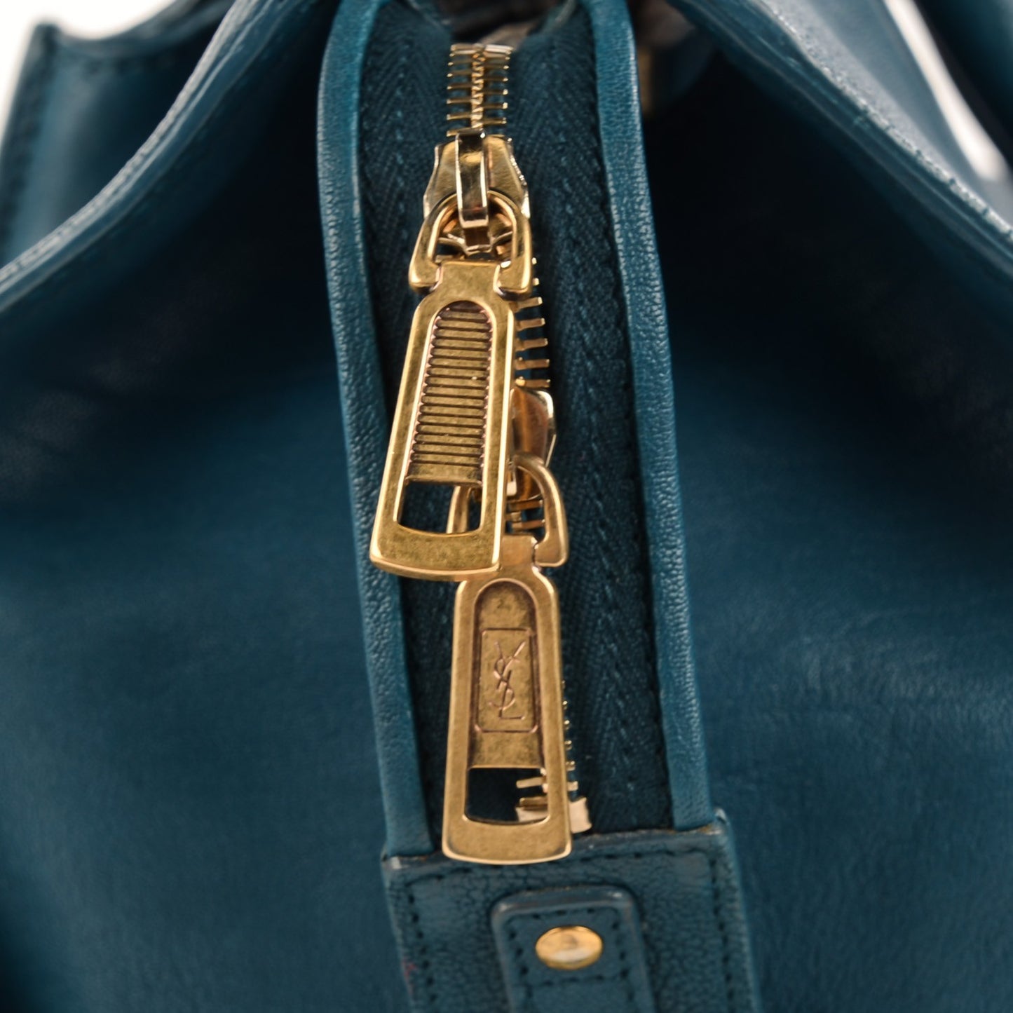 Sheepskin Medium Cabas ChYc Peacock Blue