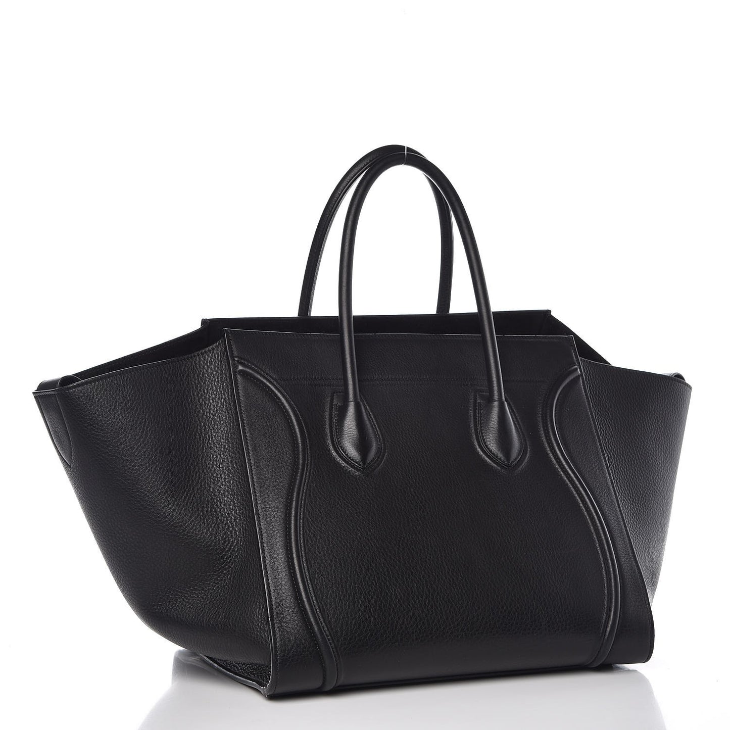 Supple Calfskin Medium Phantom Luggage Black