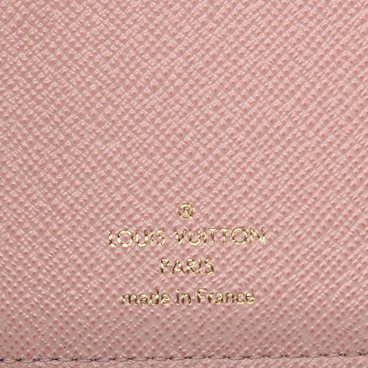 Louis Vuitton Damier Azur Victorine Wallet Rose Ballerine 6 of 10