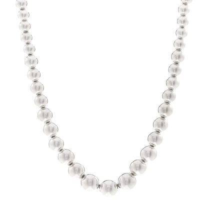 Tiffany Sterling Silver Hardwear Graduated Ball Necklace 1 of 4