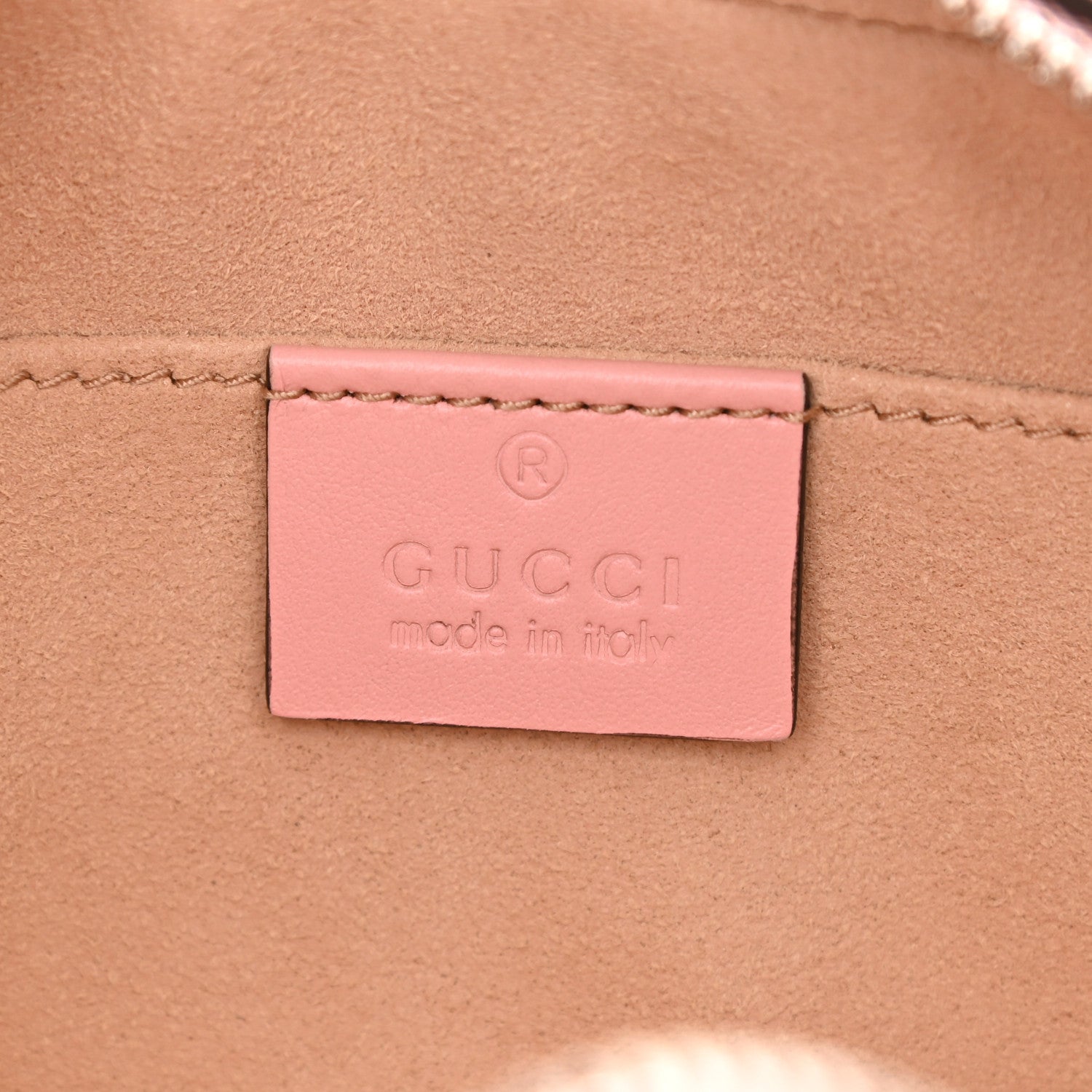 Gucci Calfskin Matelasse Small GG Marmont Chain Shoulder Bag Wild Rose 10 of 15