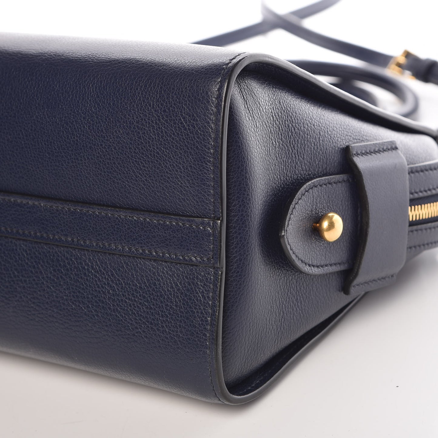 Vitello Daino Shoulder Bag Baltico