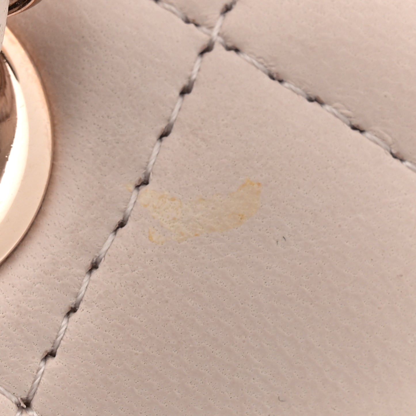 Lambskin Quilted Mini Rectangular Flap Light Pink