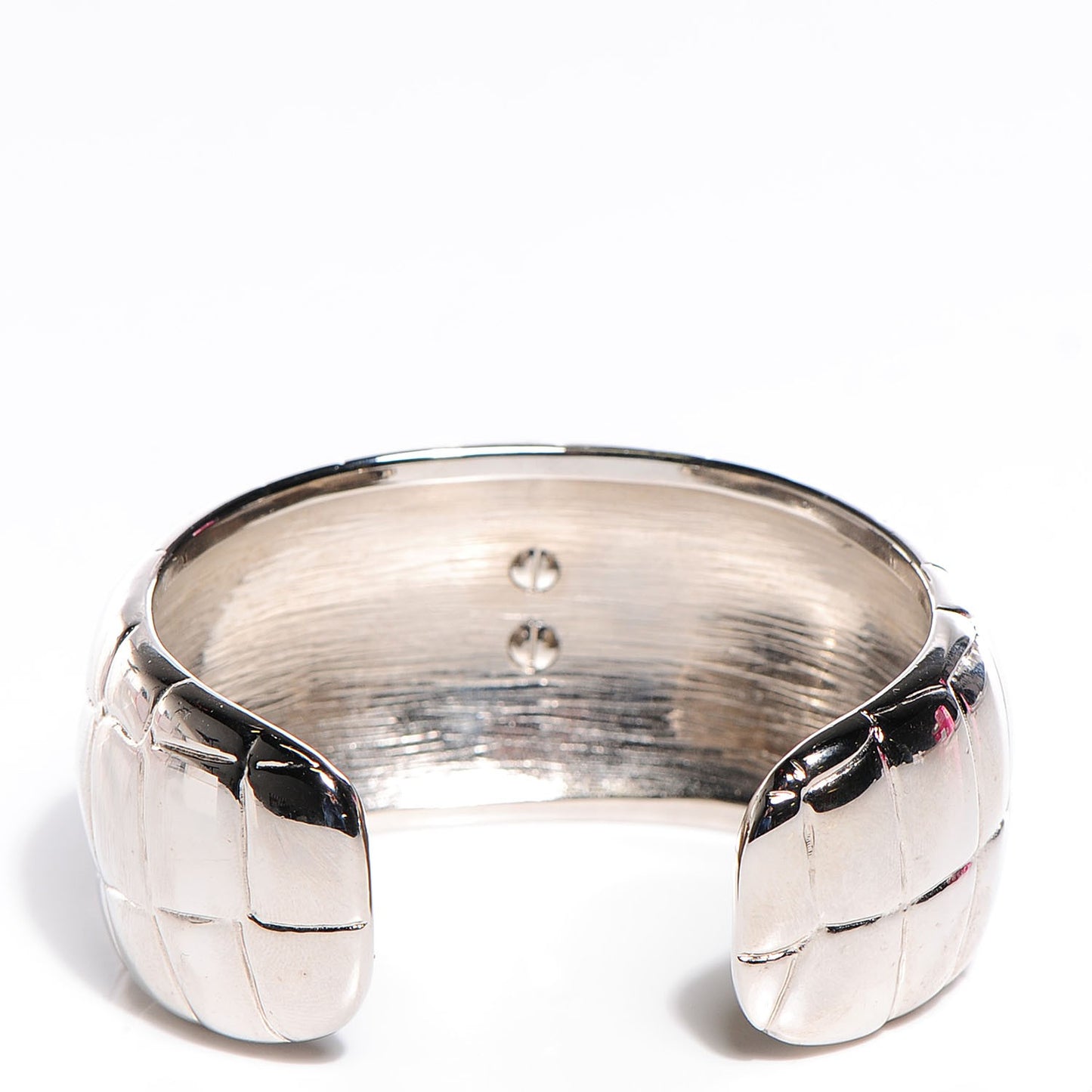 Crocodile Laser Cut CC Cuff Silver