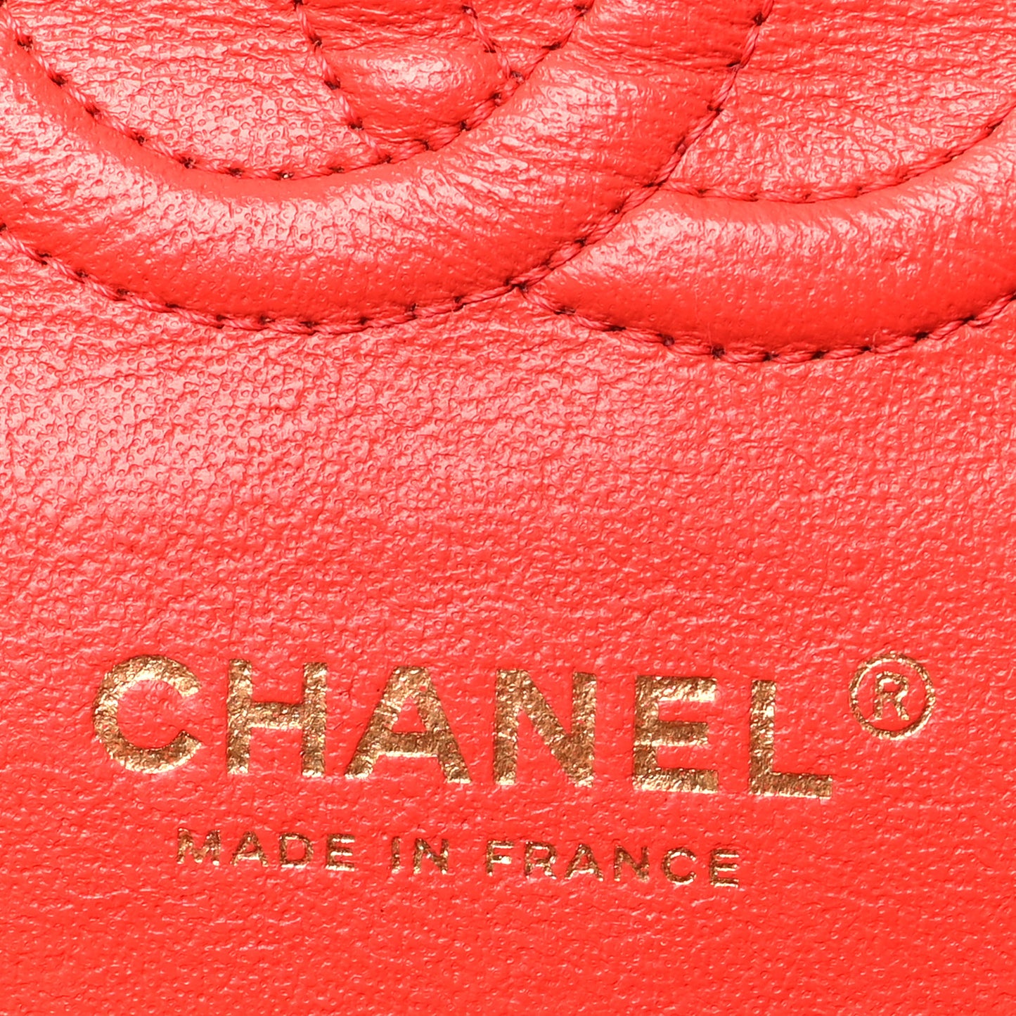 Lambskin Quilted Small Double Flap Red
