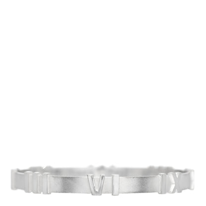 Tiffany Sterling Silver Atlas Bangle Bracelet 3 of 4