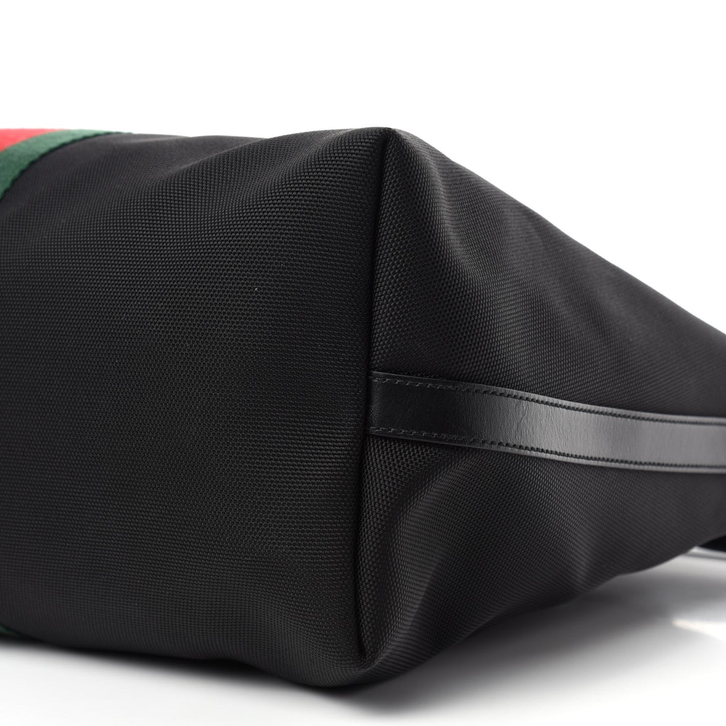 Canvas Web Duffle Bag Black