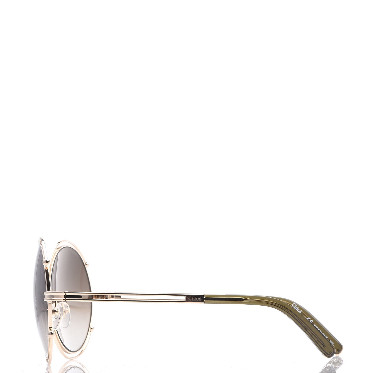 Isidora Oversized Round Sunglasses CE122S Gold