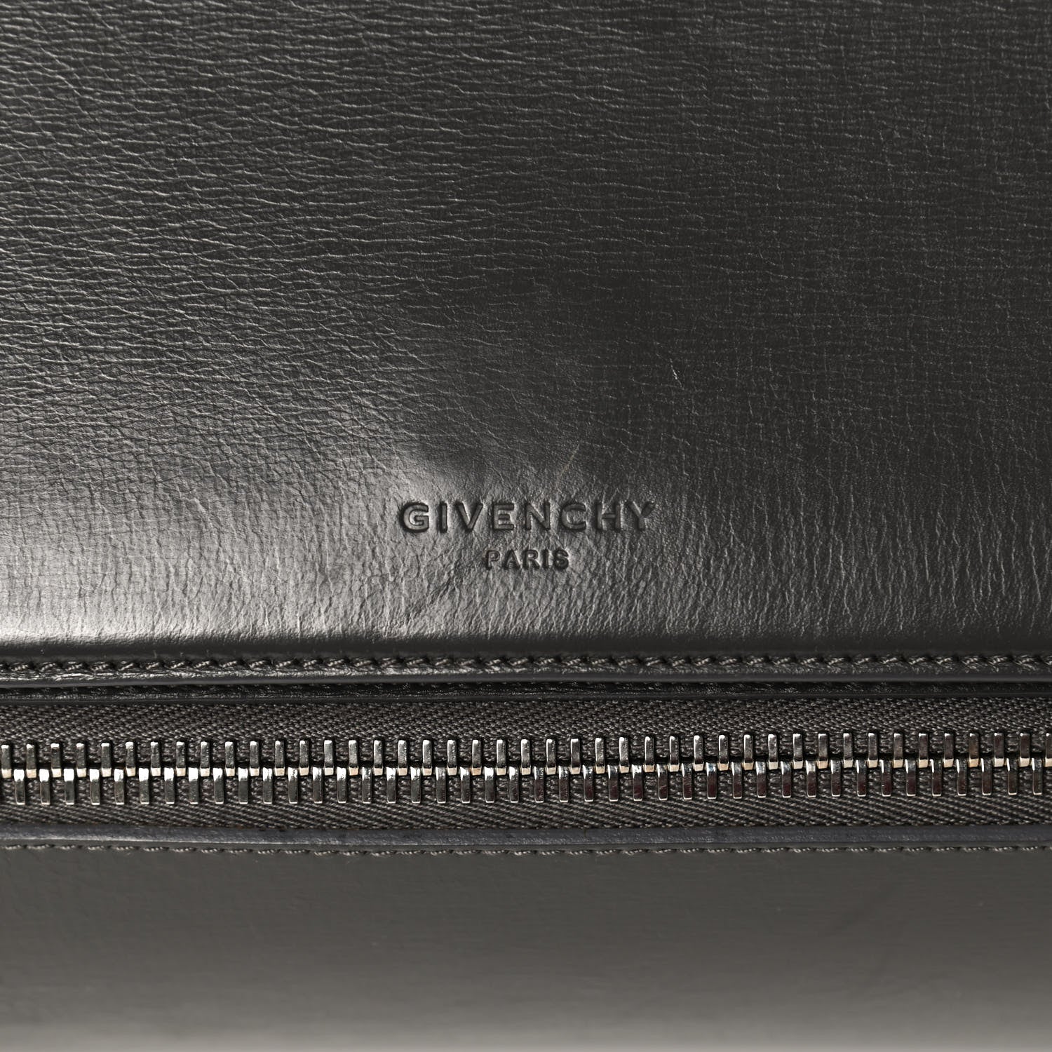 Givenchy Textured Calfskin Medium Pandora Box Crossbody Bag Dark Gray 7 of 19