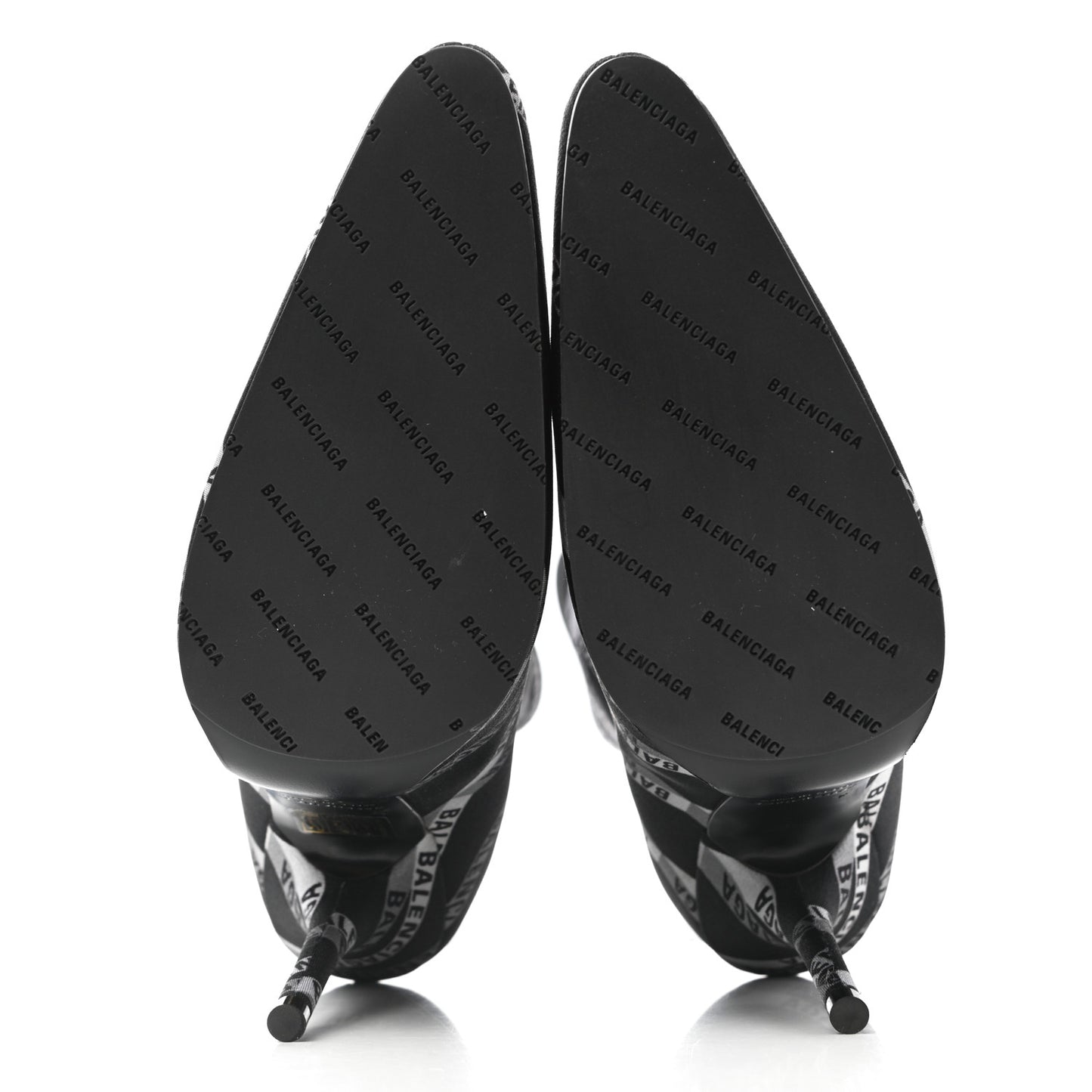 Spandex Losange Monogram 110mm Booties 38.5 Gris Black