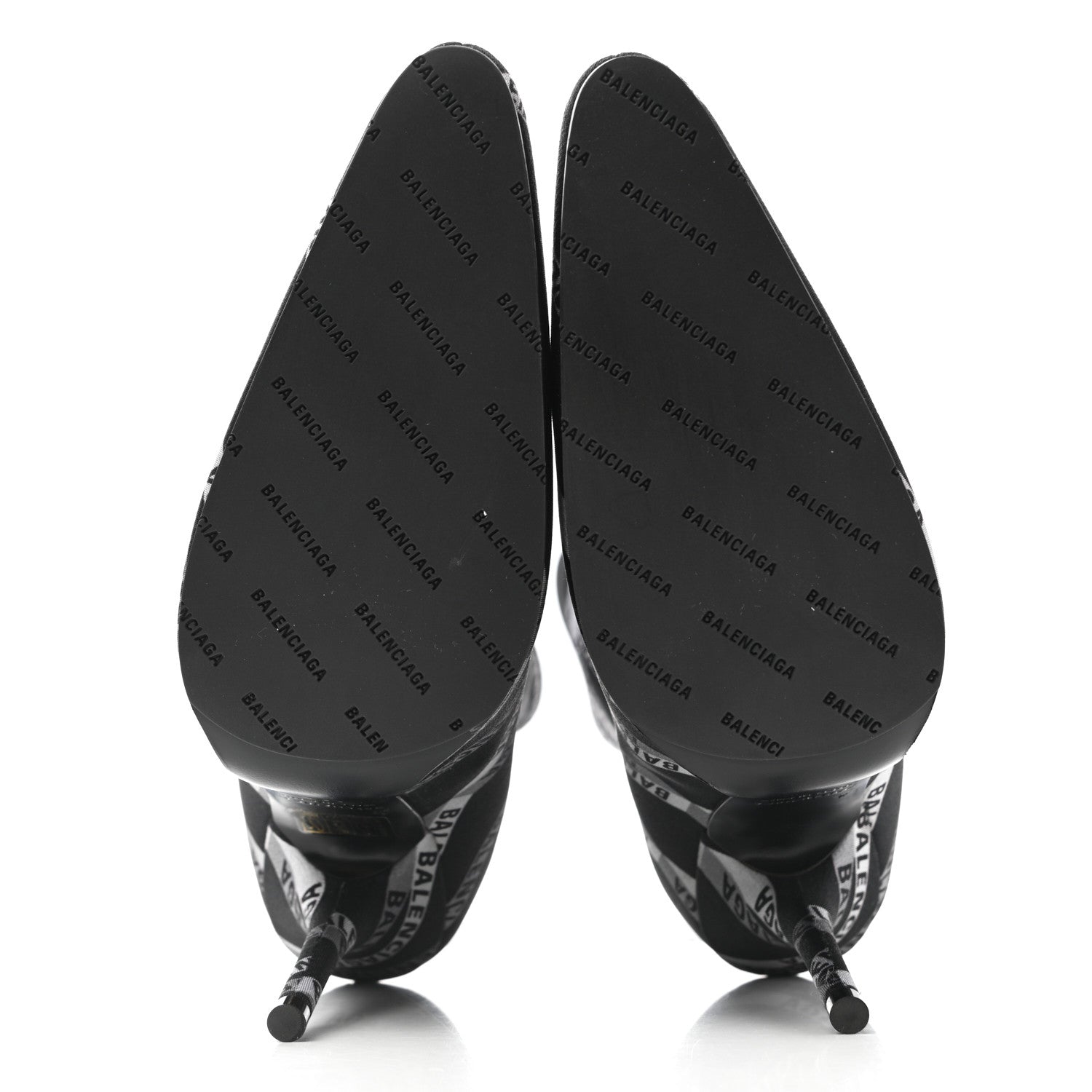 Balenciaga Spandex Losange Monogram 110mm Booties 38.5 Gris Black 5 of 7