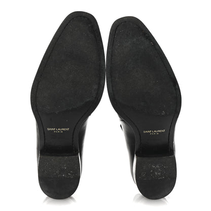 Saint Laurent Calfskin Mens Wyatt Chelsea Boots 42 Black 6 of 9