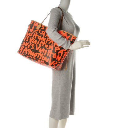 Louis Vuitton Monogram Graffiti Neverfull GM Orange 2 of 10
