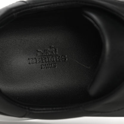 Hermes Calfskin Day Sneakers 40 Black 10 of 14