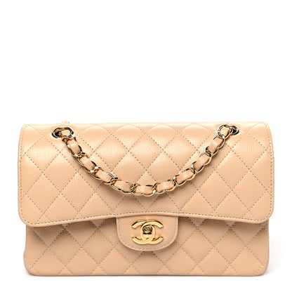 Chanel Caviar Quilted Small Double Flap Beige 1 of 8