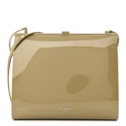 Saint Laurent Vinyl Le-Anne Marie Shoulder Bag Dark Honey 1 of 9
