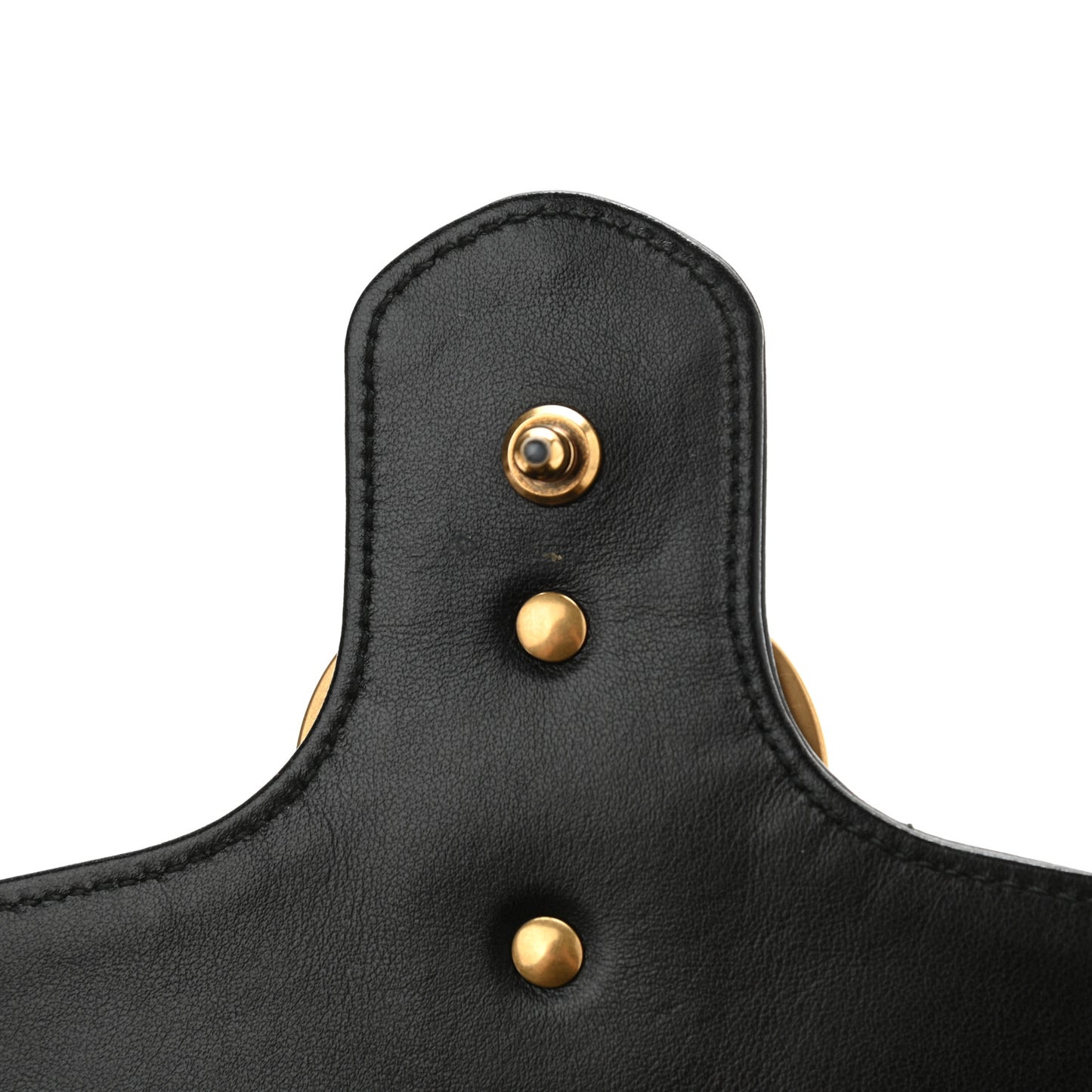 Calfskin Matelasse Small GG Marmont Shoulder Bag Black