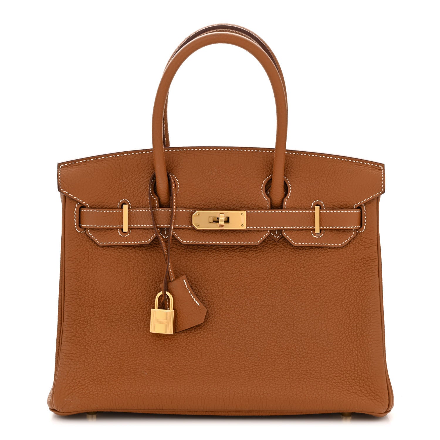 Hermes Togo Birkin 30 Gold 1 of 9