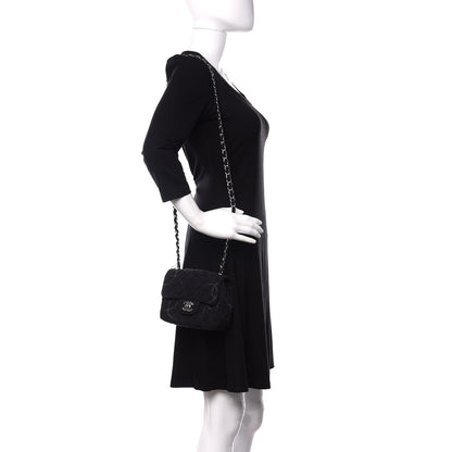 Chanel Denim CC Quilted Mini Square Flap Black 2 of 11