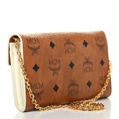 MCM Visetos Large Patricia Wallet On Chain Cognac 2 of 4