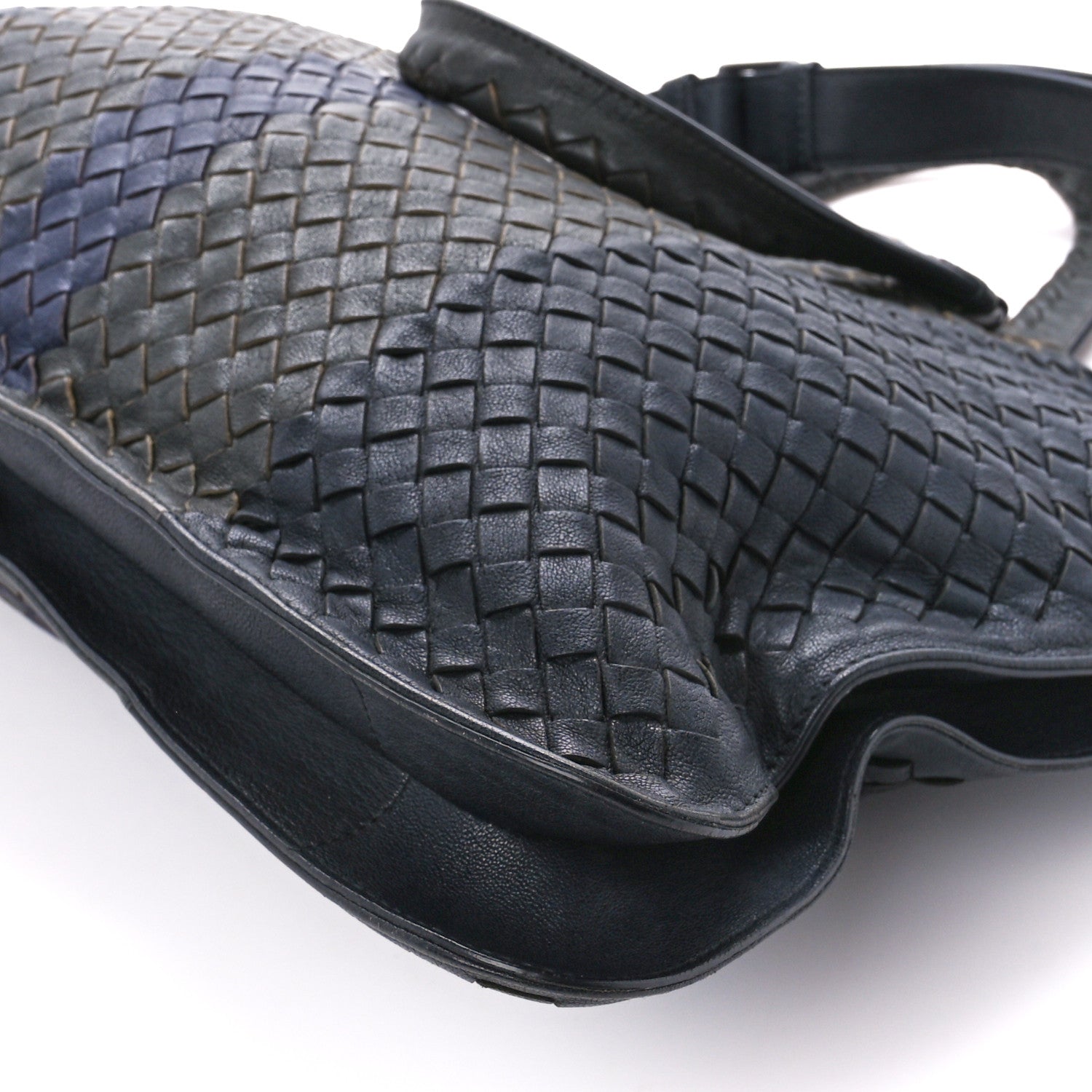 Bottega Veneta Intrecciato Briefcase Blue Gray 13 of 13