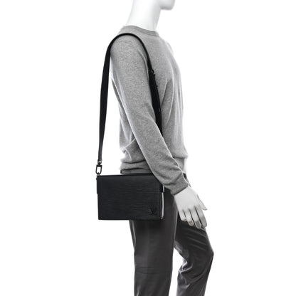 Louis Vuitton Epi Box Messenger Black 2 of 12